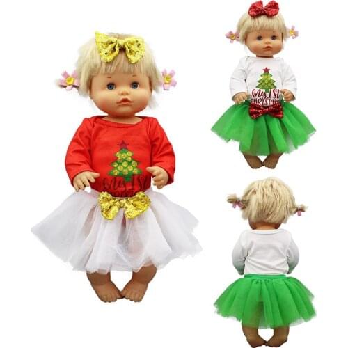 2021 New Christmas veil Doll Clothes Fit 42cm Nenuco Doll Nenuco su Hermanita Doll Accessories