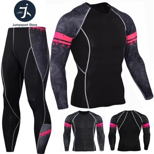 New male long sleeve sets cycling tops and pants Quick Dry Jaqueta Motociclista Sport Suit Breathable Men Sportswear For Summer