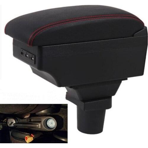 For Toyota East armrest box universal car center console modification accessories double raised with USB