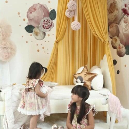 Room Decor Bedding Girl Princess Mosquito Net Dome Lace Mosquito Net Bed Canopy Netting Double King Size Fly Insect Protection