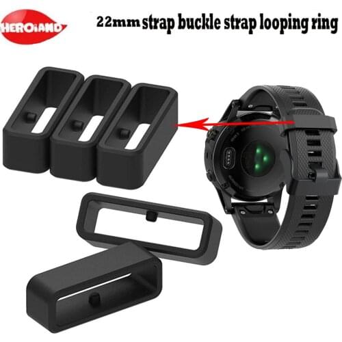 10pcs Rubber Fastener Rings Security Loop Replacement for Garmin Fenix5/Fenix5 Plus/Forerunner 235 630 735XT 935 945 Smart Watch