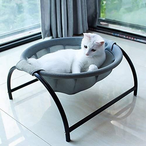 Luxury Pet Cat Hanging Bed House Round Soft Cat Hammock Cozy Rocking Chair Detachable Pet Bed Cradle House for Cats Dog Nest Mat