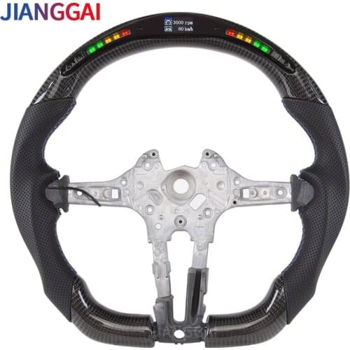 Steering Wheel Fit For BMW M3M5 1- 4 Series X1 X2 X3 X4 X5 X6 E90 E46 LED Shift Light Racing Wheel