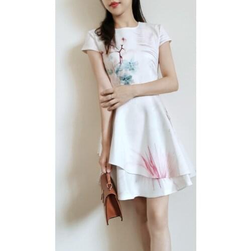 Tangliciaga White Summer Dresses