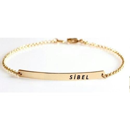 Plate Personalized Silver Lady Imprint