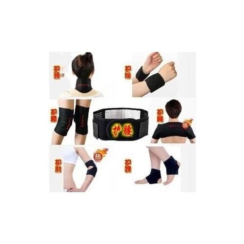 Free shipping 11pcs Tourmaline Heating Massage Belt with Tormaline and Magnetic Therapy for Keeping relieve pain Warm & Healthy