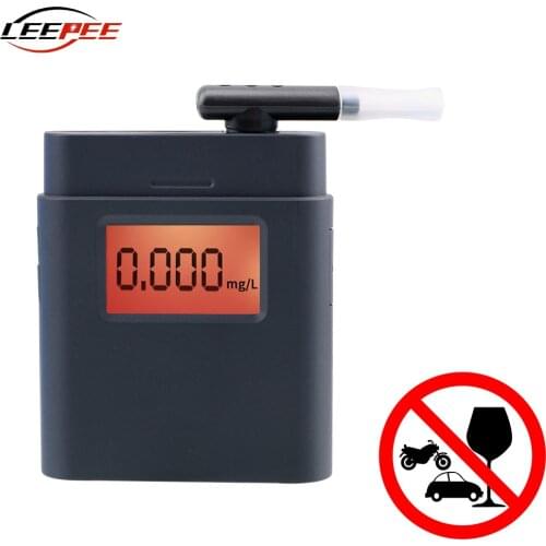 LEEPEE Digital Breath Alcohol Tester Universal Alcohol Detector Professional Breath Analyzer Breathalyzer Tool