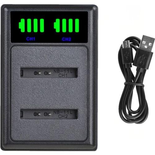 NB 11L NB11L Battery Charger with Type-c Port for Canon NB-11L Battery, Powershot SX410 is, SX420 is, Lxus 182, IXUS 240 HS