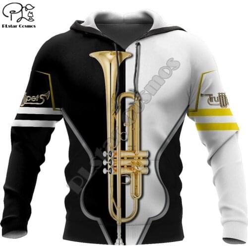 PLstar Cosmos 3D Printed Music Musical Instrument Piano Rock Guitar Trumpet Violin Women Men Funny Hoodies/Sweatshirt/Jacket