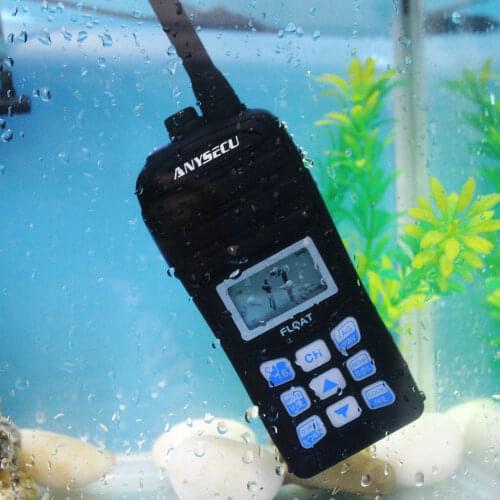 ANYSECU IC-H25 IP67 Waterproof International Channel Weather channel Float Dual Walkie Talkie Ham Canadian channel Hand-held Int