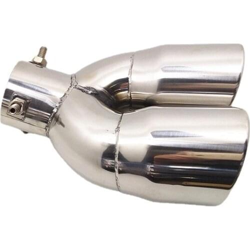Stainless steel tail throat cars gm double apply to corolla ralink IX25 silver decorative accessories