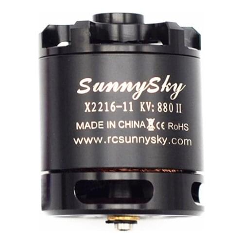 SunnySky X2216 880KV 1100KV 1250KV 1400KV 2400KV Flat Shaft Brushless Motor for FPV Quadcopter drones