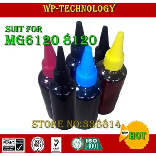Dye ink, Compatible ink specialized suit for Canon MG6120 MG8120 ,suit for PGI225 CLI226,Specialized High quality Ink, 6 Color