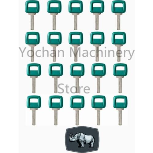 For Volvo Loader Haul Truck Heavy Equipment Laser Cut Ignition Key 11039228 17225331