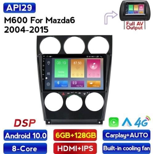 Head Unit navi Navigation GPS Car Multi Media Radio Video For Mazda 6 2004-2015 Android 2din auto DVD Carplay Car Stereo Player