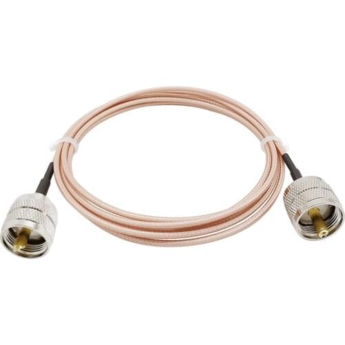 UHF Male Plug PL-259 To UHF Male PL259 Coax RF Coaxial RG316 Cable For HAM & CB Radio,Antenna Analyzer,Dummy Load,SWR Meter