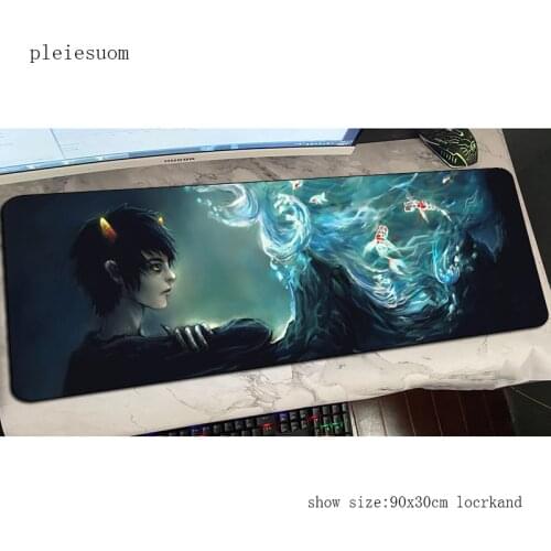 Homestuck mouse pad gamer 900x300x3mm gaming mousepad 3d notbook desk mat Xxl padmouse games pc gamer mats gamepad