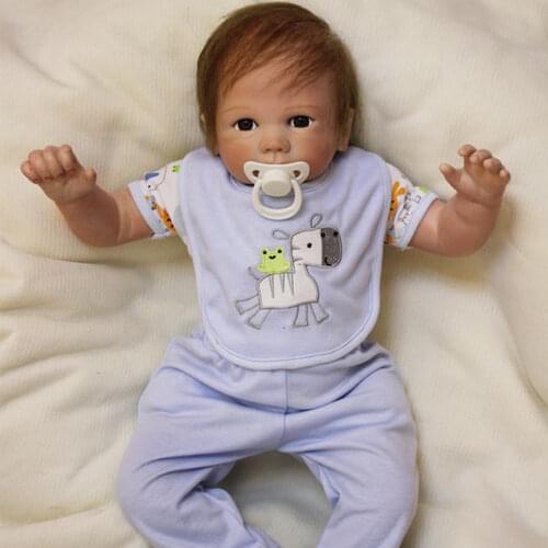 OtardDolls Bebe Reborn Dolls 20 inch Reborn Baby Doll Soft Vinyl Silicon Newborn Doll bonecas boy Clothes For Children Gifts