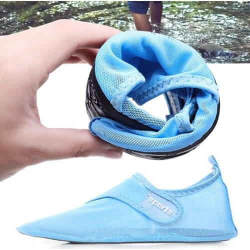 Men Women Barefoot Water Shoes Quick-Dry Summer Beach Adjustable Mesh Swim Socks YS-BUY
