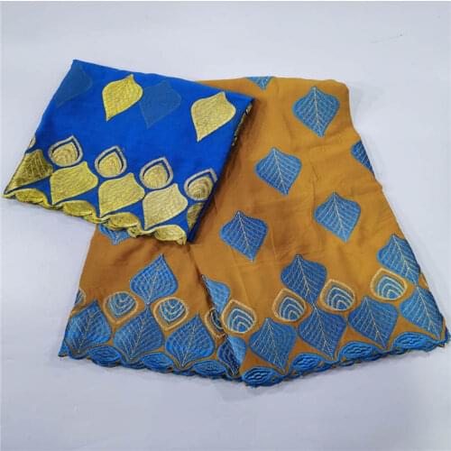 Latest African Cotton Lace Fabric High Quality Embroidery Beads Swiss Voile Lace Fabric Popular Dubai Style 7 Yards! LYF1010152