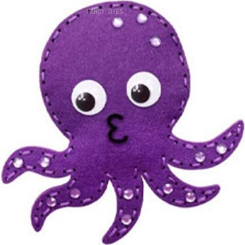 2021 New Octopus Wooden Cutting Dies Underwater World DIY Scrapbooking Decoration Cutter Mold