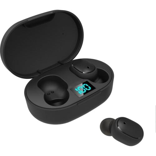 New E6S TWS Bluetooth 5.0 Headphones Stereo True Wireless Earbuds In Ear Handsfree Earphones sports headset For Mobile Phone