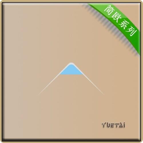 Yuetai touch Wall Switch toughened glass panel Lighting switch 1gang/2way switch