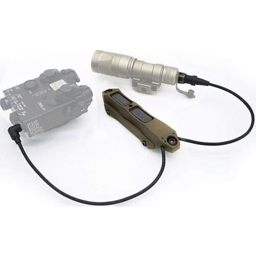 Tactical flashlight Switch control Remote Tape Switch Dual remote switch For DBAL-A2 flashligh GZ33-0234