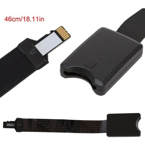 TF Male To SD Female SDHC SDXC Card Reader Extension Cable For Phone GPS TV X7JC