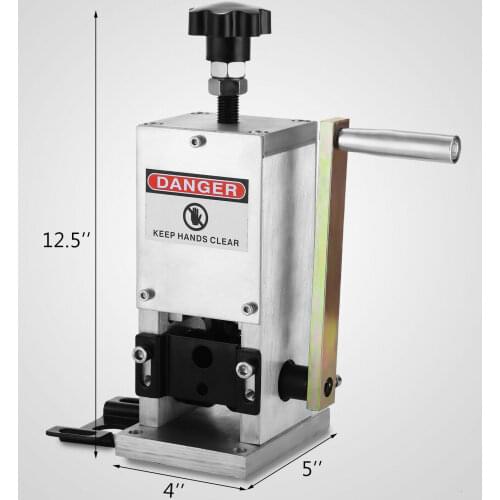 FlowerW Manual Cable Stripper Copper Wire Stripper Recycling Scrap for 1.5-25mm Copper Wire Wire Stripping Machine