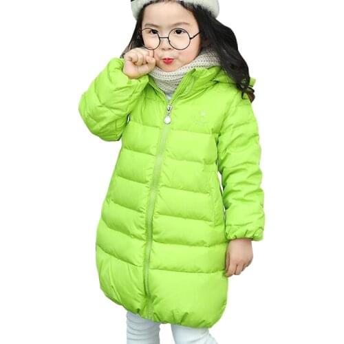 Girls Winter Jacket Down Jackets Coats Warm Kids Baby Thick Duck Down Jacket Children Outerwears Cold Winter Clothing