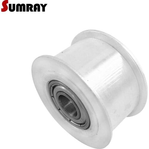 SUMRAY MXL 40T Idler Timing Pulley Without Teeth 5/6/7/8/10mm Idler Tensioner Wheel 7/11mm Timing Gear Pulley With Bearing