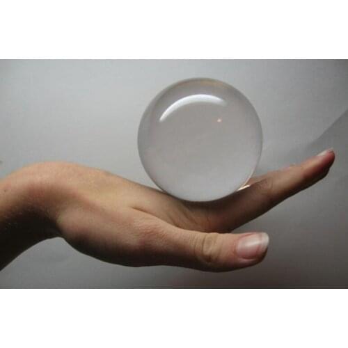 100mm(10cm) Ultra Clear Acrylic Transparent Ball (Contact Juggling) Magic Tricks Magician Stage Street Illusions Gimmick Magia