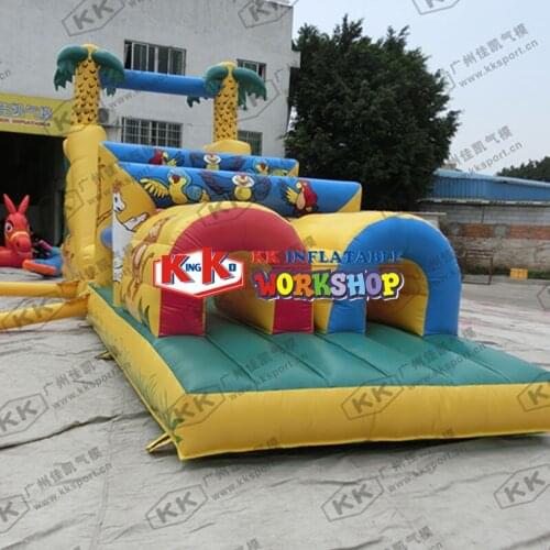 11X3m Inflatable Jumping Bouncer House Kids Bouncy Castle with Obstacle Course for Sale