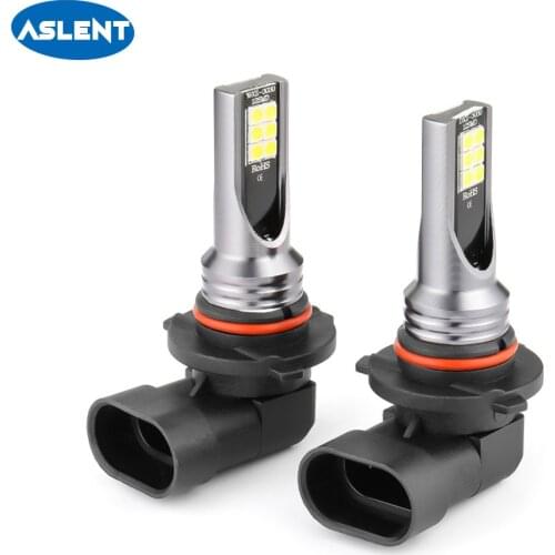 ASLENT 2pcs H11 H8 LED Car Lights LED Bulbs 9005 HB3 9006 HB4 H7 H3 H1 White Running Lights Fog Light 6000K 12V 24v Driving Lamp