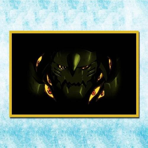 Anime Fullmetal Alchemist Edward Elric Roy Vintage Posters Art Silk Poster Canvas Retro Print For Home Room Decor Decoration-025