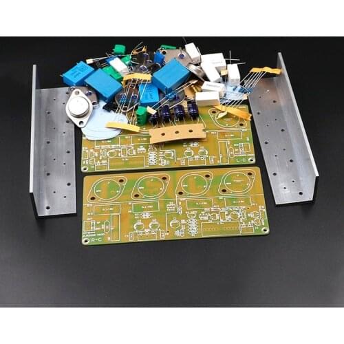 Free shipping 2 PCS HOOD JLH2003 Class A Single-ended power amplifier DIY Kit (2 channel) 22W+22W 8ohm