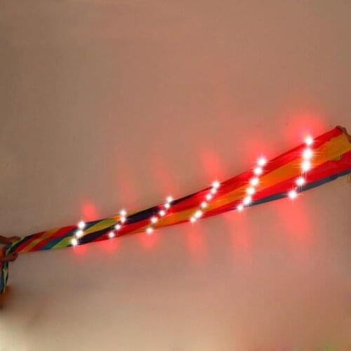 Free shipping led kite windsocks flying kite surfing kite reel outdoor toys parafoil pipa kite foil 8 fun lights kites for adult