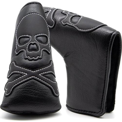 Golf Blade Putter Cover USA Golf Club Head Covers for Putter Leather Blade Putter Headcover with Magnetic