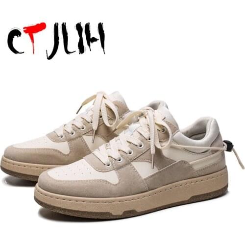 CTJLIH Men's White Sneakers