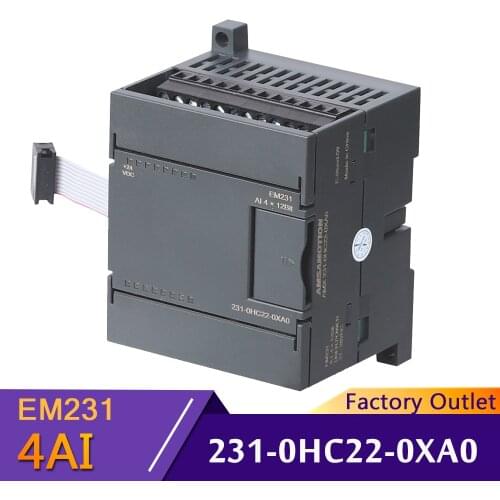 EM231 6ES7 231-0HC22-0XA0 Amsamotion 4AI*12Bit Extension Module For Siemens S7-200 PLC 4Channel Input Analog Module