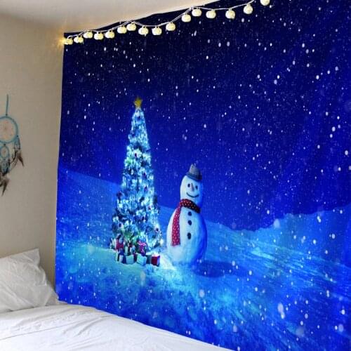 Tapestry Christmas Wall Hanging Christmas Tree Home Deco Christmas Gift Print Tapestries Large Size Free Shipping Tapestries