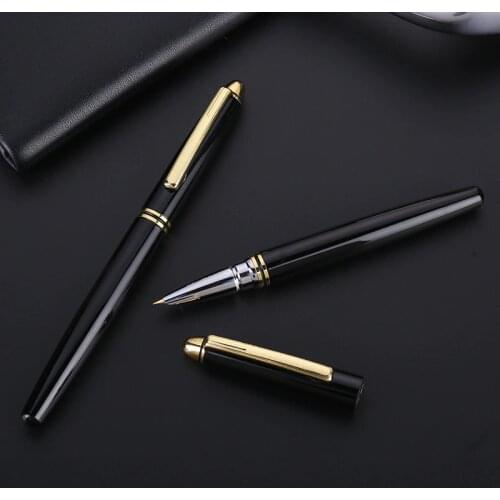 Guoyi D668 luxury Ink Fountain pen 0.5mm Metal high-end business office gifts and corporate logo customization signature pen