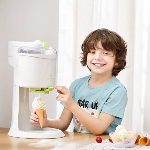 JRM0075 Home-made Ice Cream Machine Mini Smart Yogurt Cone Machine Automatic Free Shiping مكينة ايسكريم