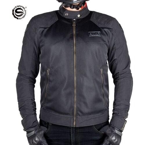 Summer Breathable Motorcycle Racing Cycling Jacket Men Chaqueta Moto Motocross Jacket Motorbike MTB Bike Sun Protection Jacket