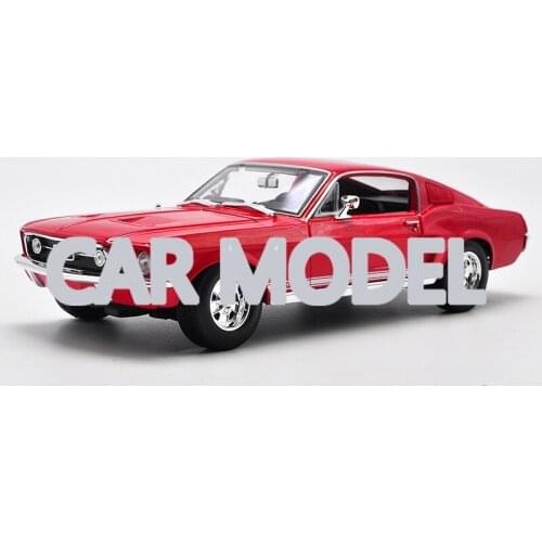1:18 scale Alloy Toy Vehicles 1967 fute Mustang GTA Fastback Car Model Of Childrens Toy Car Original Authentic Kids Toys