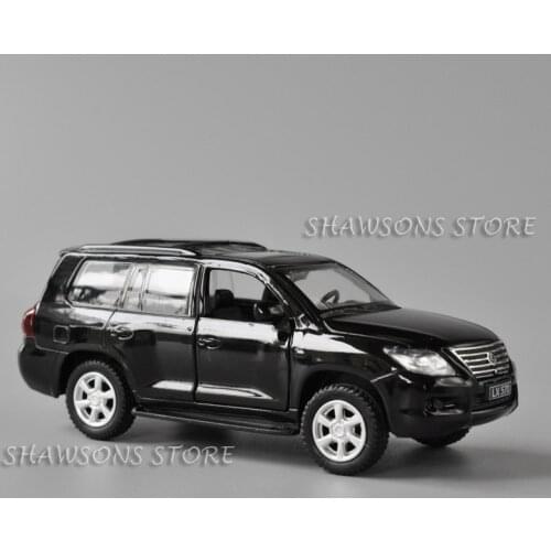 1:43 Scale Diecast Car Model Toys Lexus LX570 SUV Pull Back Miniature Replica Collections