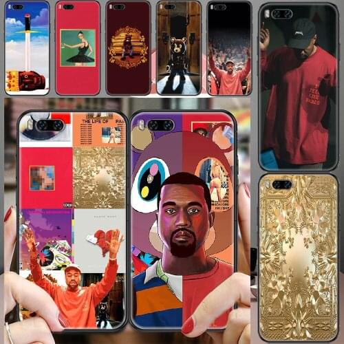 Kanye West Fashion Designer Phone case For Xiaomi Mi Max Note 3 A2 A3 8 9 9T 10 Lite Pro Ultra black trend coque painting shell