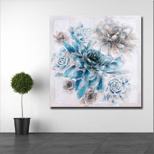 Fashion Modern Home Decor Bunch-of-Flowers-Floral-Art Canvas Wall Art Painting Plant Nordic Posters and Prints For Living Room
