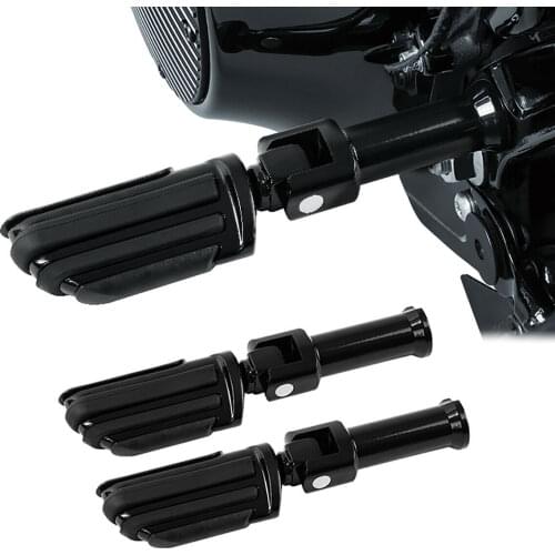 Motorcycle Passenger Foot pegs Footrest W/ Brackets For Harley LiveWire Low Rider Softail Fat Boy FLFB 2018-2020